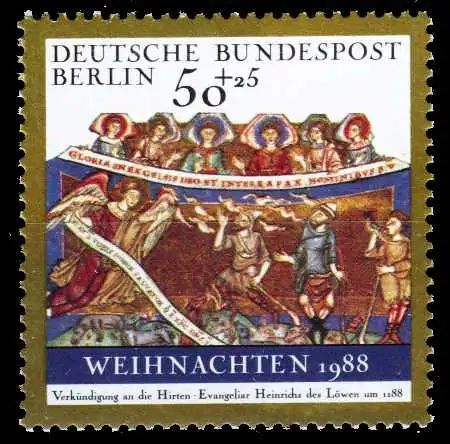 BERLIN 1988 Nr 829 postfrisch S801612