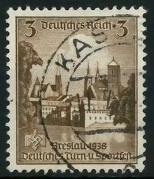 DEUTSCHES REICH 1938 Nr 665 gestempelt 87C33E