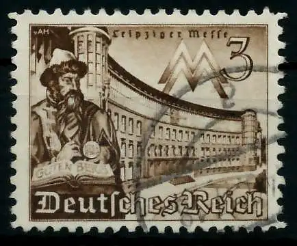 DEUTSCHES REICH 1940 Nr 739 gestempelt 87C3C6
