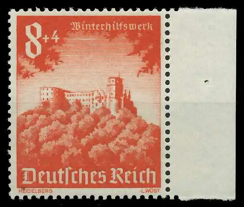DEUTSCHES REICH 1940 Nr 755 postfrisch SRA 87C416
