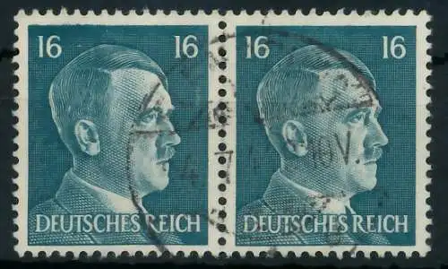 DEUTSCHES REICH 1941 Nr 790 zentrisch gestempelt WAAGR PAAR 87C472