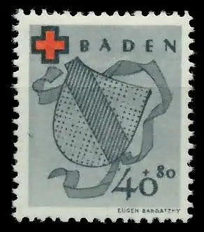 FRANZ. ZONE BADEN Nr 45A postfrisch 87FFCA