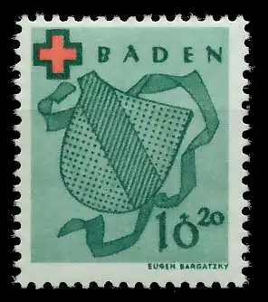 FRANZ. ZONE BADEN Nr 42A postfrisch 87FFE2