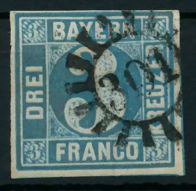 BAYERN MÜHLRADSTEMPEL AUF Nr 2II gMR 301 ZENTR- 880646