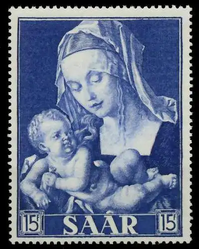 SAARLAND 1954 Nr 353 postfrisch 885E4A
