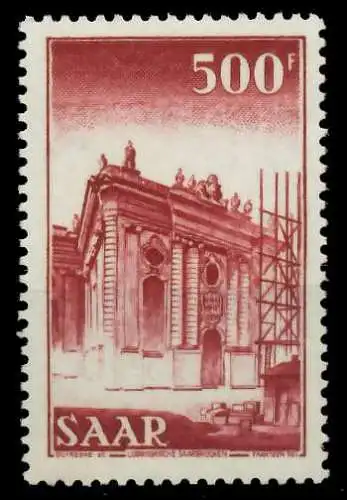 SAARLAND 1952 Nr 337 postfrisch 885E72