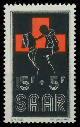 SAARLAND 1955 Nr 360 postfrisch 885E8E