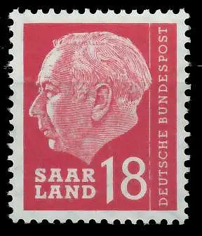 SAAR OPD 1957 Nr 389 postfrisch 885F26