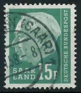 SAAR OPD 1957 Nr 415 gestempelt 885F32