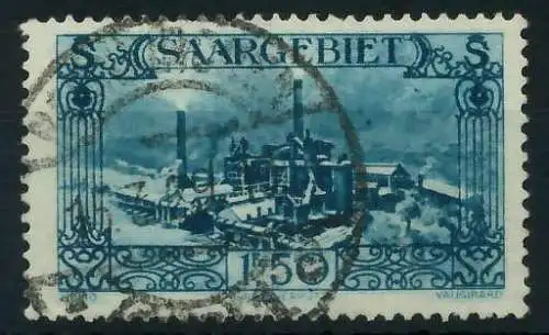 SAARGEBIET 1926 Nr 118 gestempelt 885FCE
