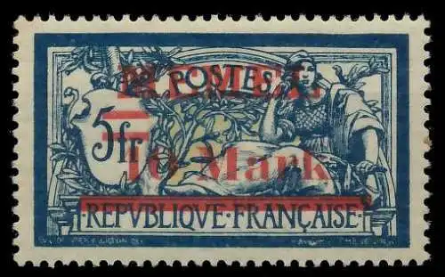 MEMEL 1921 Nr 38aI postfrisch 8876E2