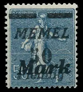 MEMEL 1923 Nr 123b postfrisch 887792