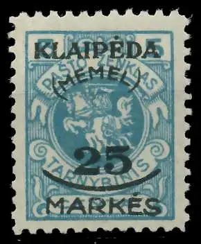 MEMEL 1923 Nr 125 postfrisch 8877C2