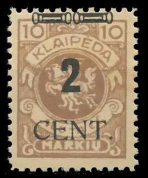 MEMEL 1923 Nr 183 postfrisch 88781E