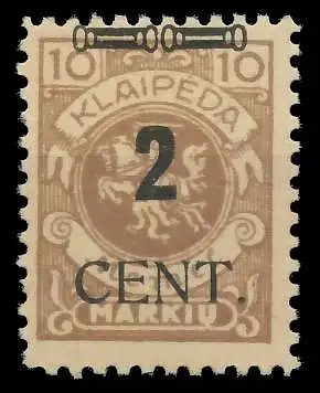MEMEL 1923 Nr 183 postfrisch 887822