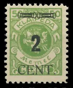 MEMEL 1923 Nr 185 postfrisch 887826