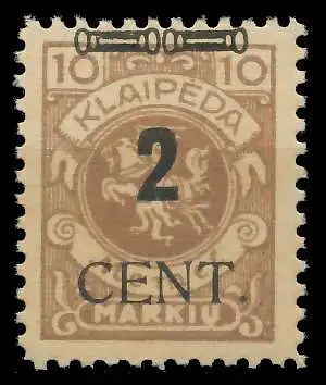 MEMEL 1923 Nr 183 postfrisch 88782A