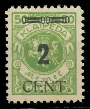 MEMEL 1923 Nr 185 postfrisch 887832