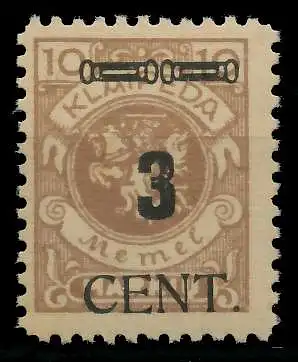 MEMEL 1923 Nr 186 postfrisch 88786E
