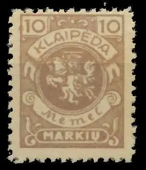MEMEL 1923 Nr 141 postfrisch 88787E