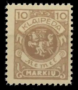 MEMEL 1923 Nr 141 postfrisch 88788E