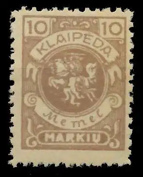 MEMEL 1923 Nr 141 postfrisch 8878AA