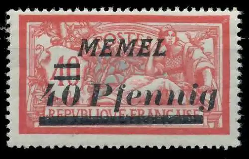 MEMEL 1922 Nr 60 postfrisch 88790A