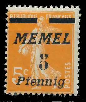 MEMEL 1922 Nr 52 postfrisch 887A5A