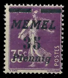 MEMEL 1922 Nr 84 postfrisch 887AA2