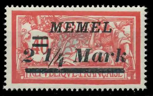 MEMEL 1922 Nr 89 postfrisch 887B0A