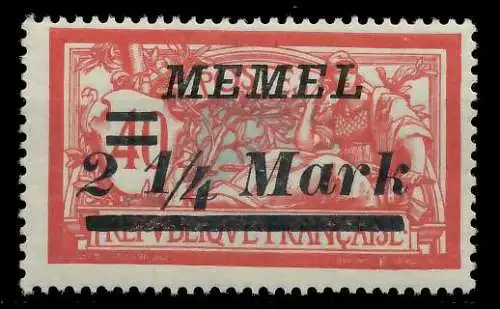 MEMEL 1922 Nr 89 postfrisch 887B32