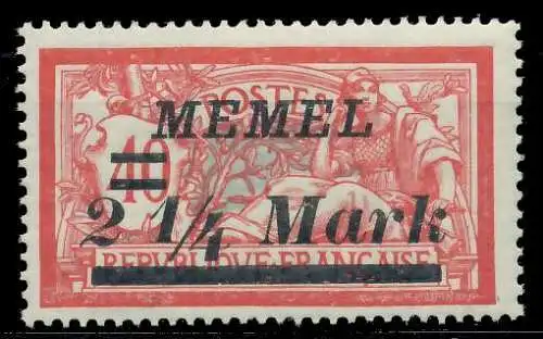MEMEL 1922 Nr 89 postfrisch 887B3A