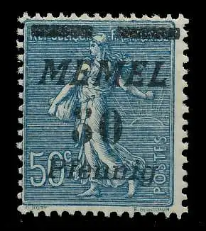 MEMEL 1922 Nr 61b postfrisch 887B72