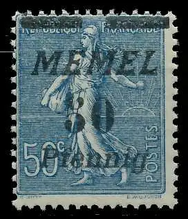 MEMEL 1922 Nr 61b postfrisch 887B92