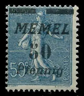 MEMEL 1922 Nr 61b postfrisch 887BA2