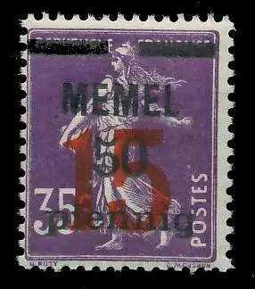 MEMEL 1921 Nr 48 postfrisch 887BC2