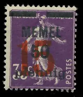 MEMEL 1921 Nr 48 postfrisch 887BC6