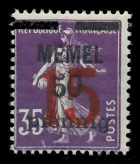 MEMEL 1921 Nr 48 postfrisch 887BD6