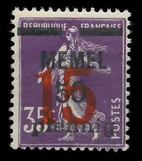 MEMEL 1921 Nr 48 postfrisch 887BDA