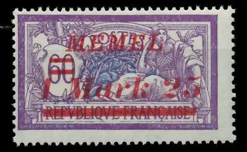 MEMEL 1922 Nr 65 postfrisch 887C2A