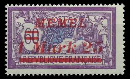 MEMEL 1922 Nr 65 postfrisch 887C4A