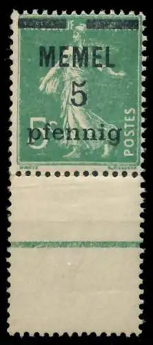 MEMEL 1920 Nr 18b postfrisch URA 887CBA