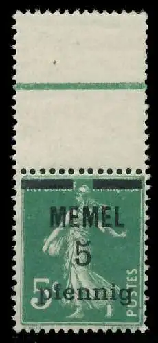 MEMEL 1920 Nr 18b postfrisch ORA 887CBE