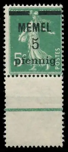 MEMEL 1920 Nr 18b postfrisch URA 887CCA