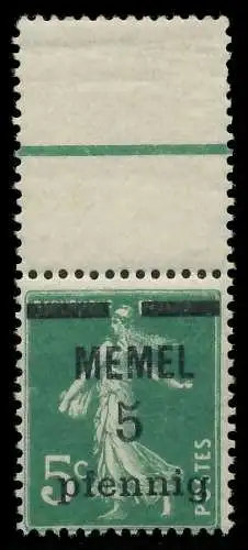 MEMEL 1920 Nr 18b postfrisch ORA 887CDA