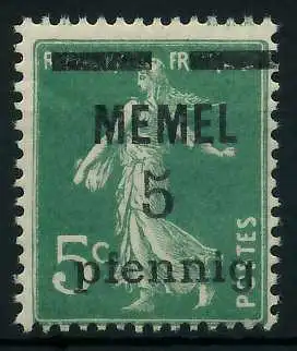 MEMEL 1920 Nr 18b postfrisch 887CEE