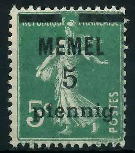 MEMEL 1920 Nr 18b postfrisch 887CF2