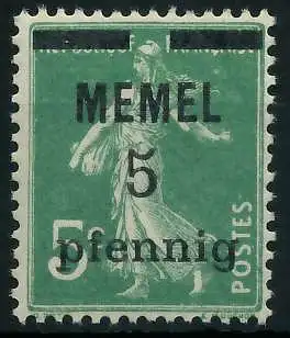 MEMEL 1920 Nr 18b postfrisch 887CFE