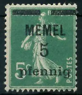 MEMEL 1920 Nr 18b postfrisch 887D1A