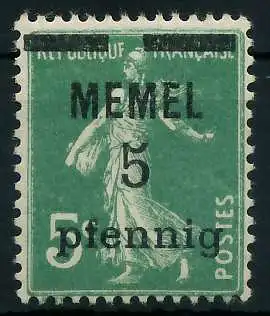MEMEL 1920 Nr 18b postfrisch 887D2E